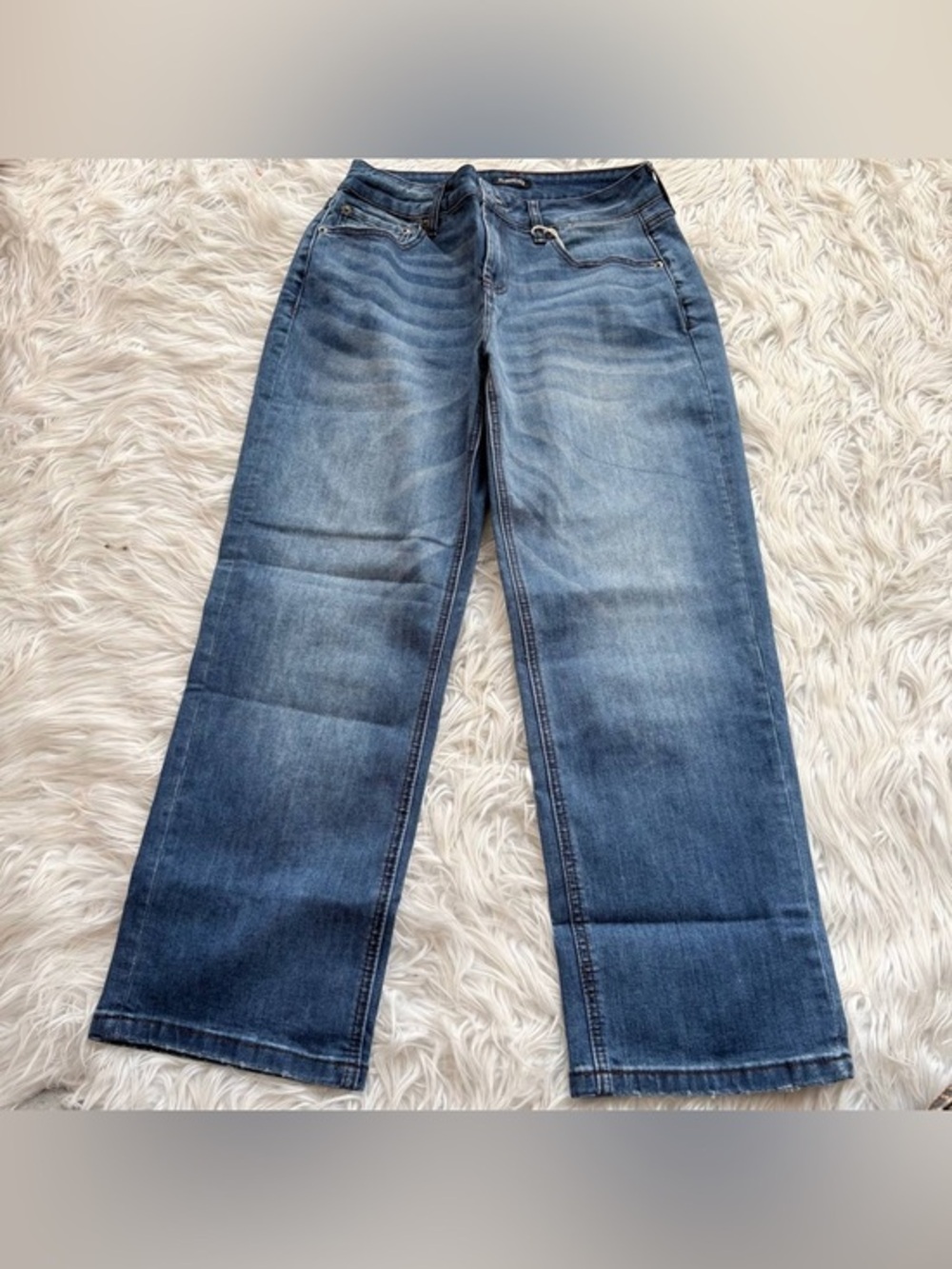 Flamingals straight leg stretchy denim jeans s FG12-2